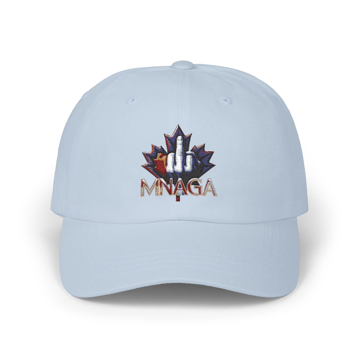 MNAGA Dad Cap with Embroidered Maple Leaf Design, Casual Hat, Gift for Fathers Day, Outdoor Style, Trendy Accessory