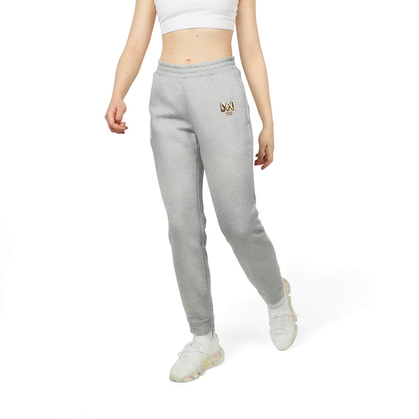 MNAGA Unisex Fleece Joggers, Cozy Lounge Pants, Casual Athleisure Bottoms, Fitness Jogging Trousers