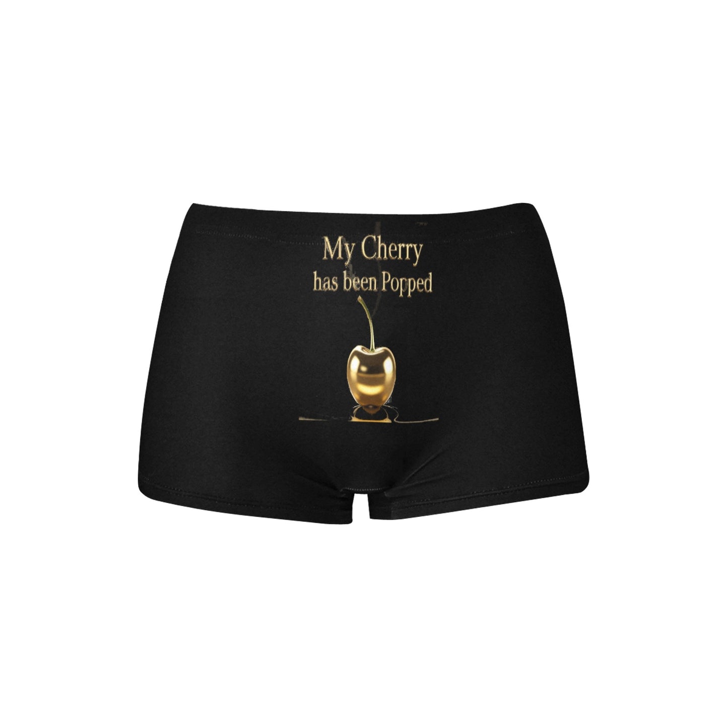 MNAGA Wear Cherry Popped Women's Boyshort Panties (Model L31)