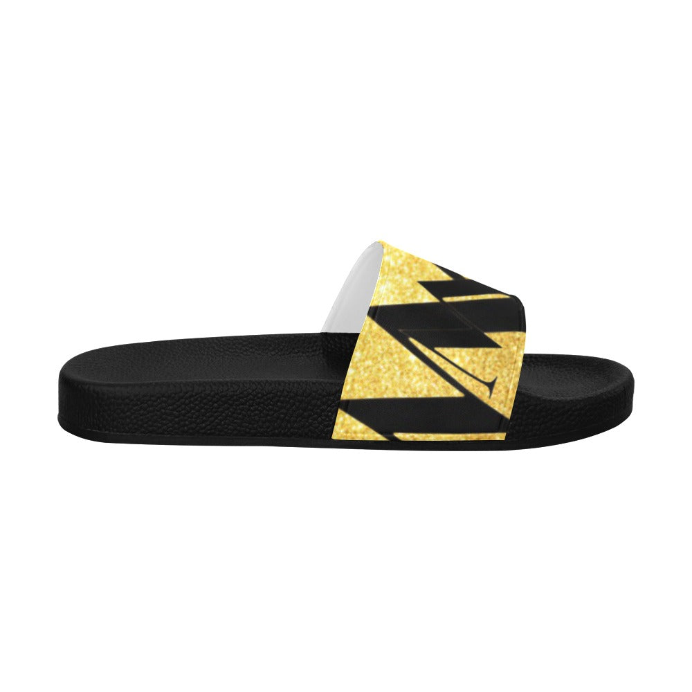MW Gold Women's Slide Sandals