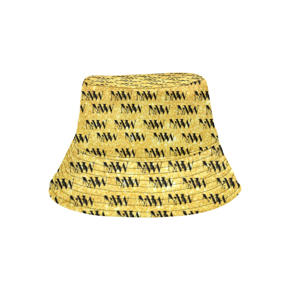 MW Gold and Black Bucket Hat