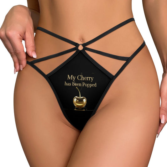 Cherry Popped T-back Thong