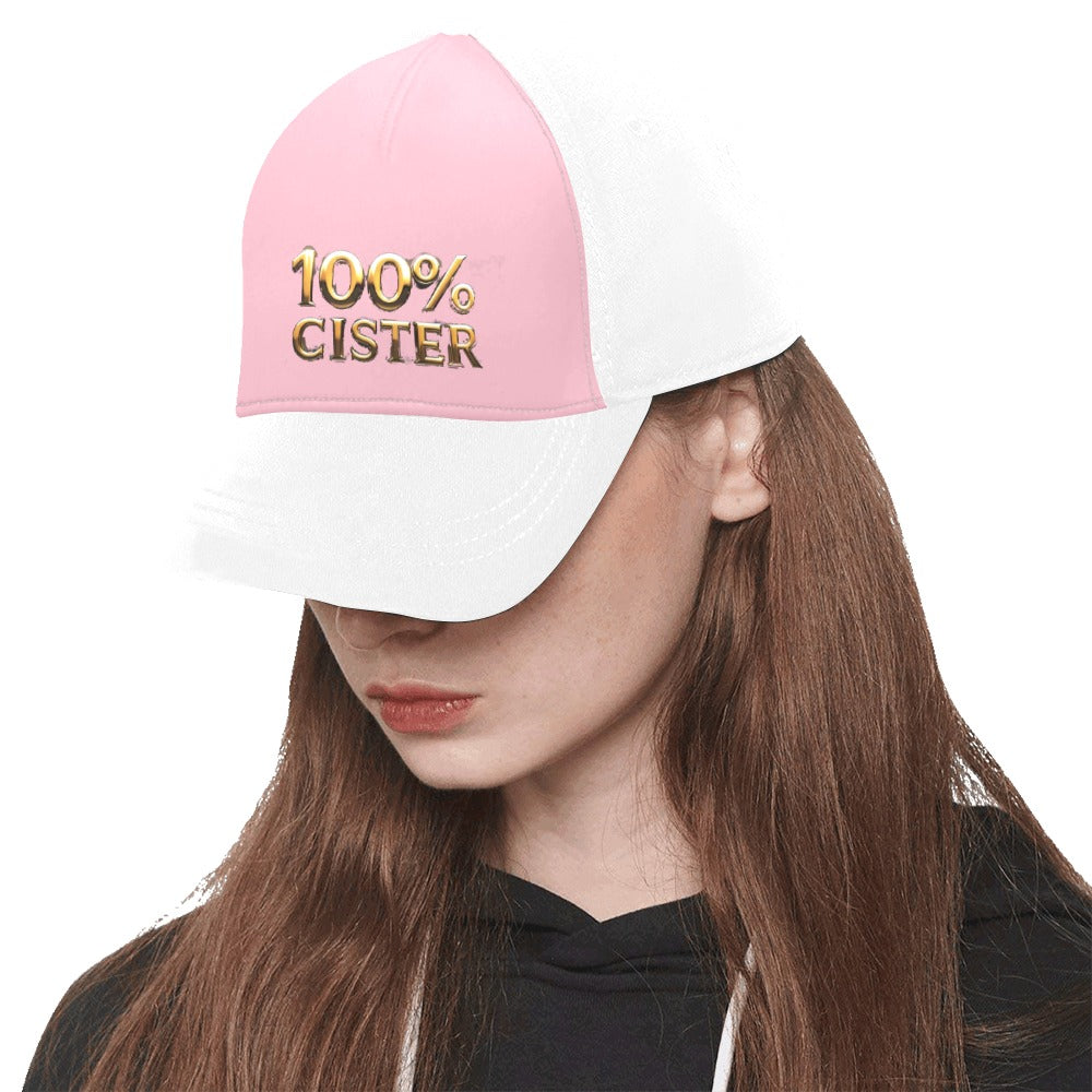 100% Cister  Snapback Hat