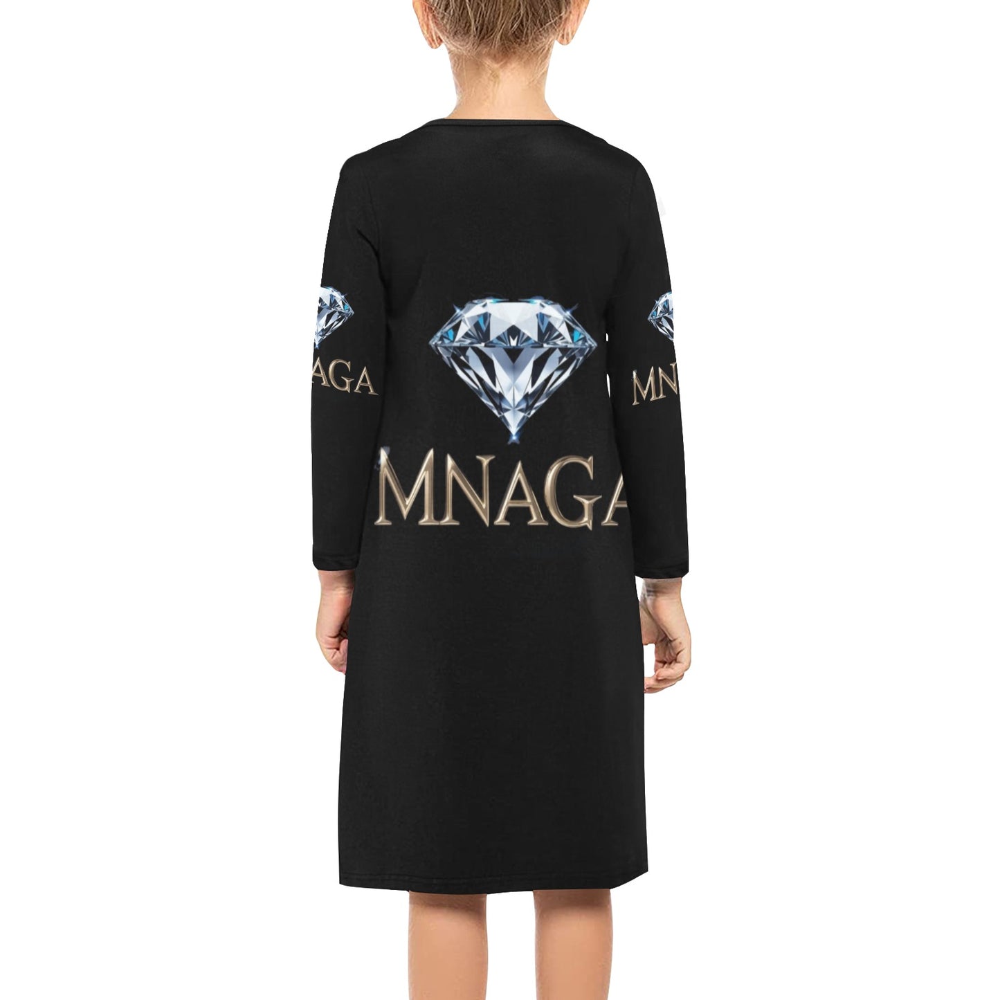Girls' Long Sleeve Dress (D59)