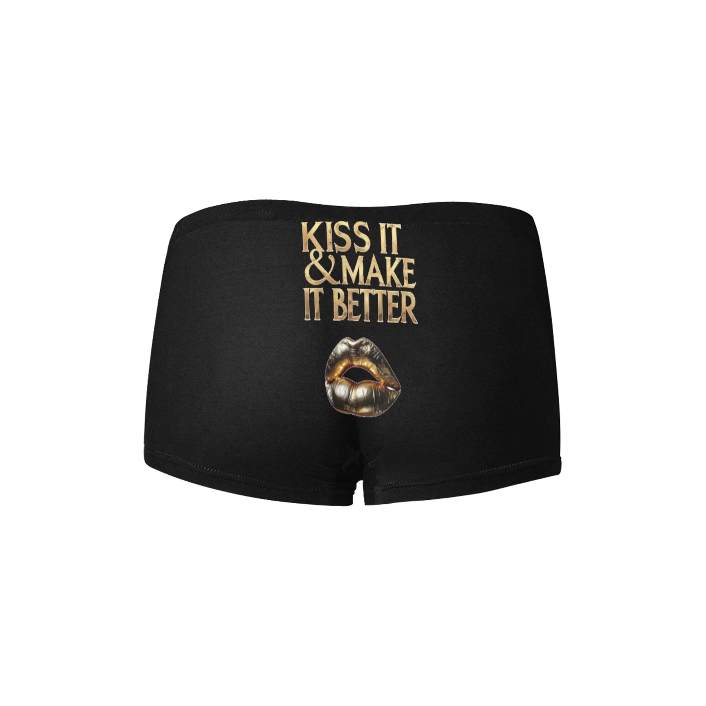 MNAGA Wear Kiss It Women's Boyshort Panties (Model L31)