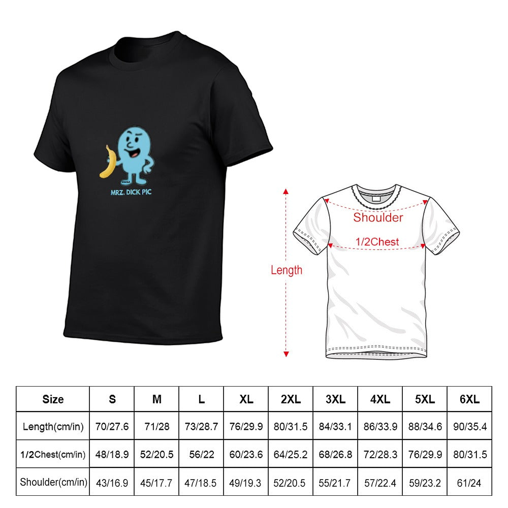MZZFITZ Dick Pic Men's Short Sleeve T-shirt