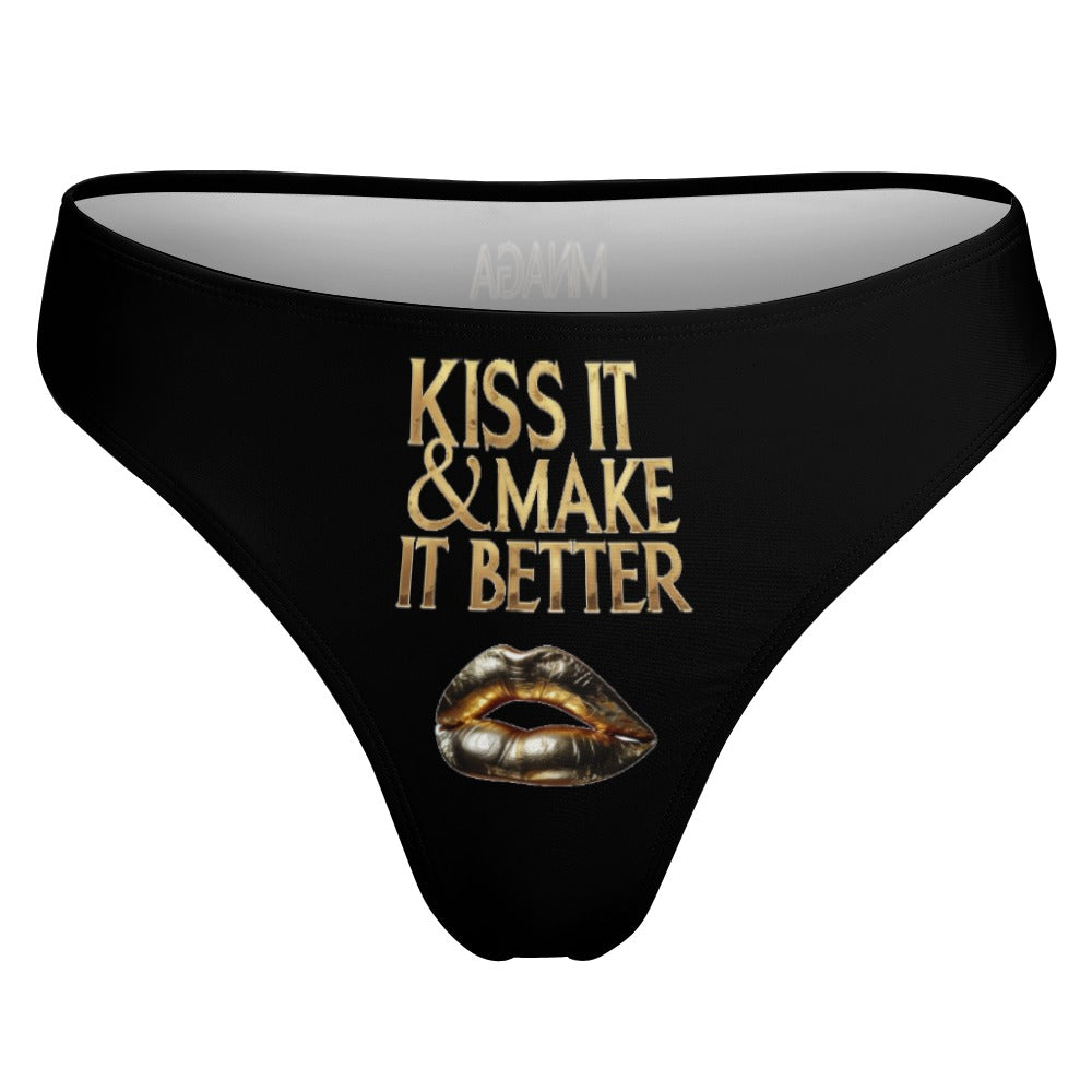 MNAGA KISS IT Women's High Quality Swimwear Thong