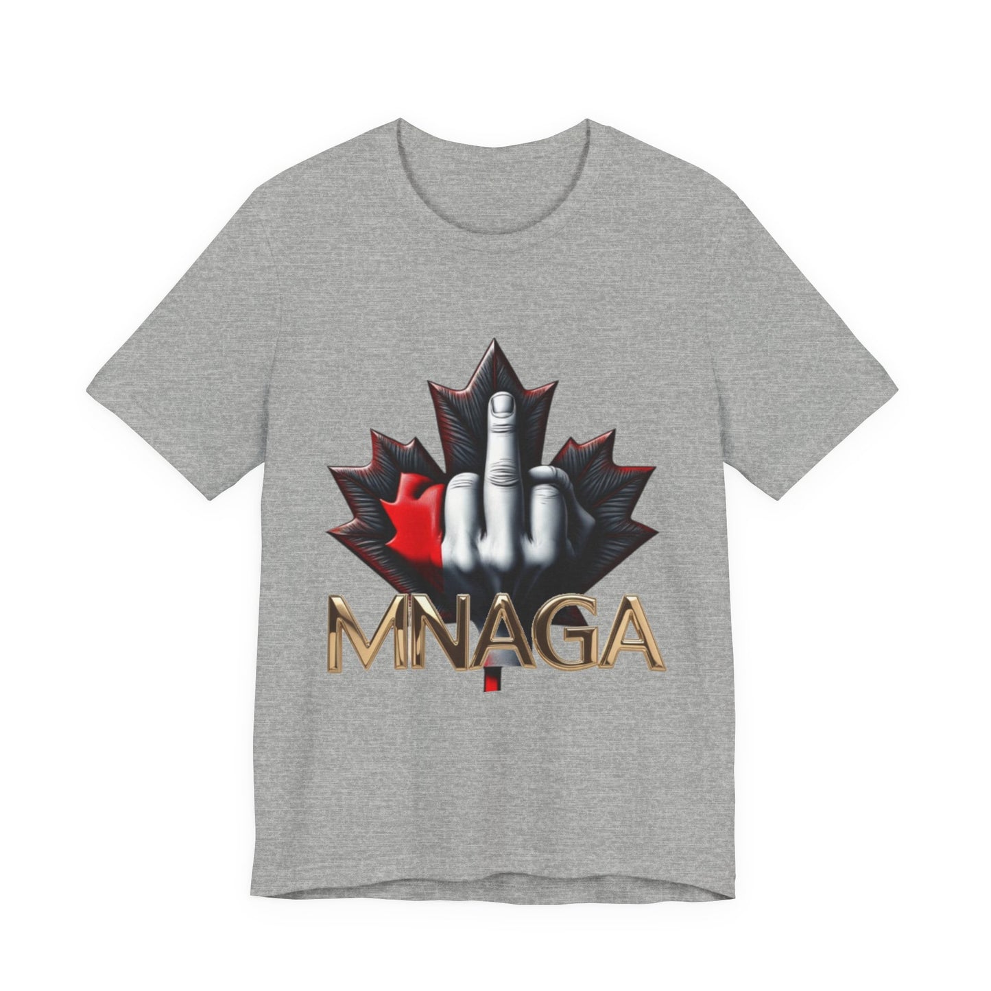 Bold MNAGA Unisex Tee, Canada Pride Shirt, Casual Wear, Gift for Friends, Statement T-Shirt