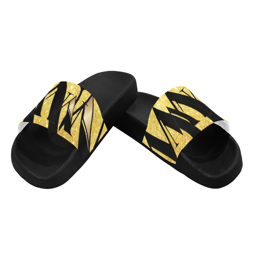 MW Gold Women's Slide Sandals