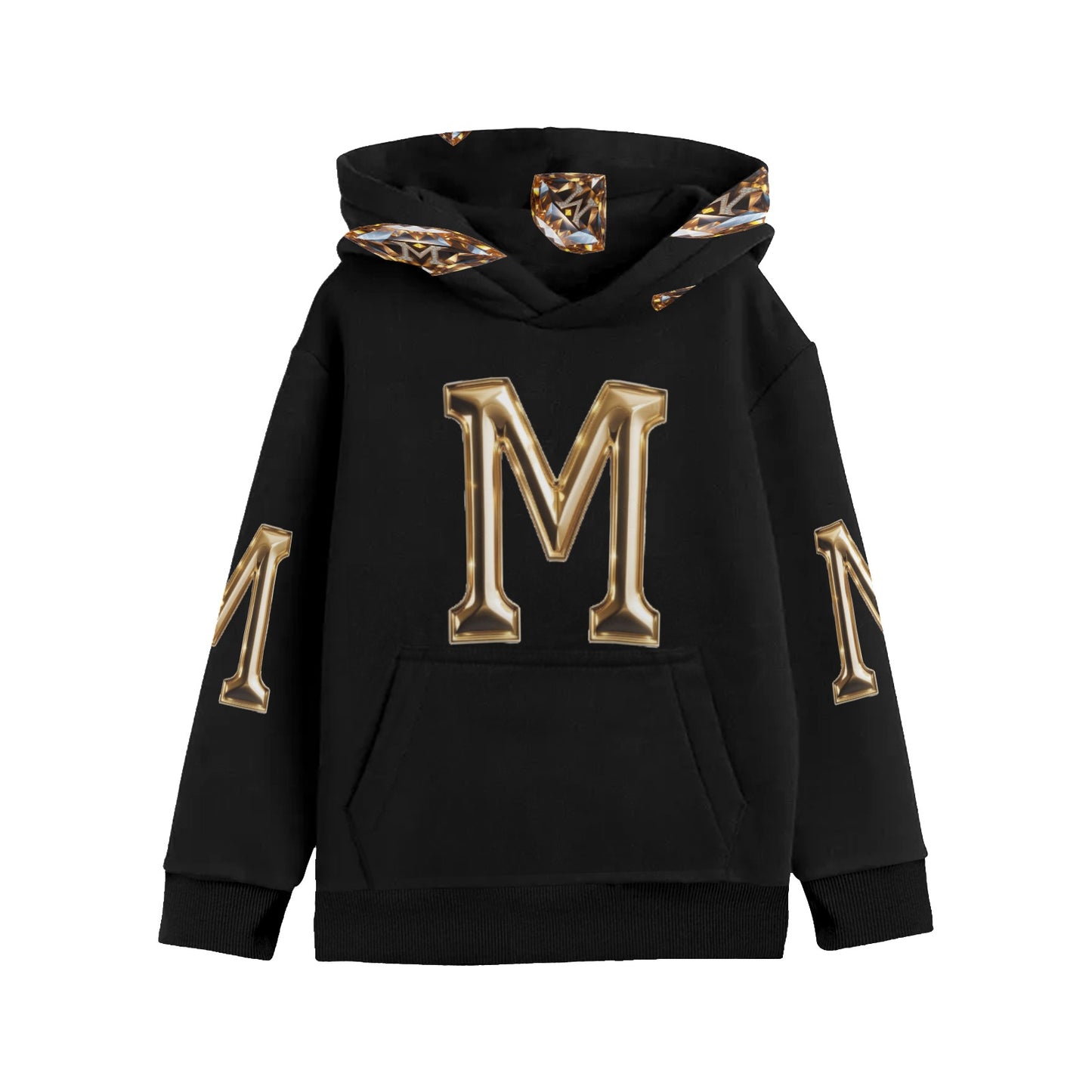 Little Girls' Long Sleeve MNAGA Diamond Hoodie
