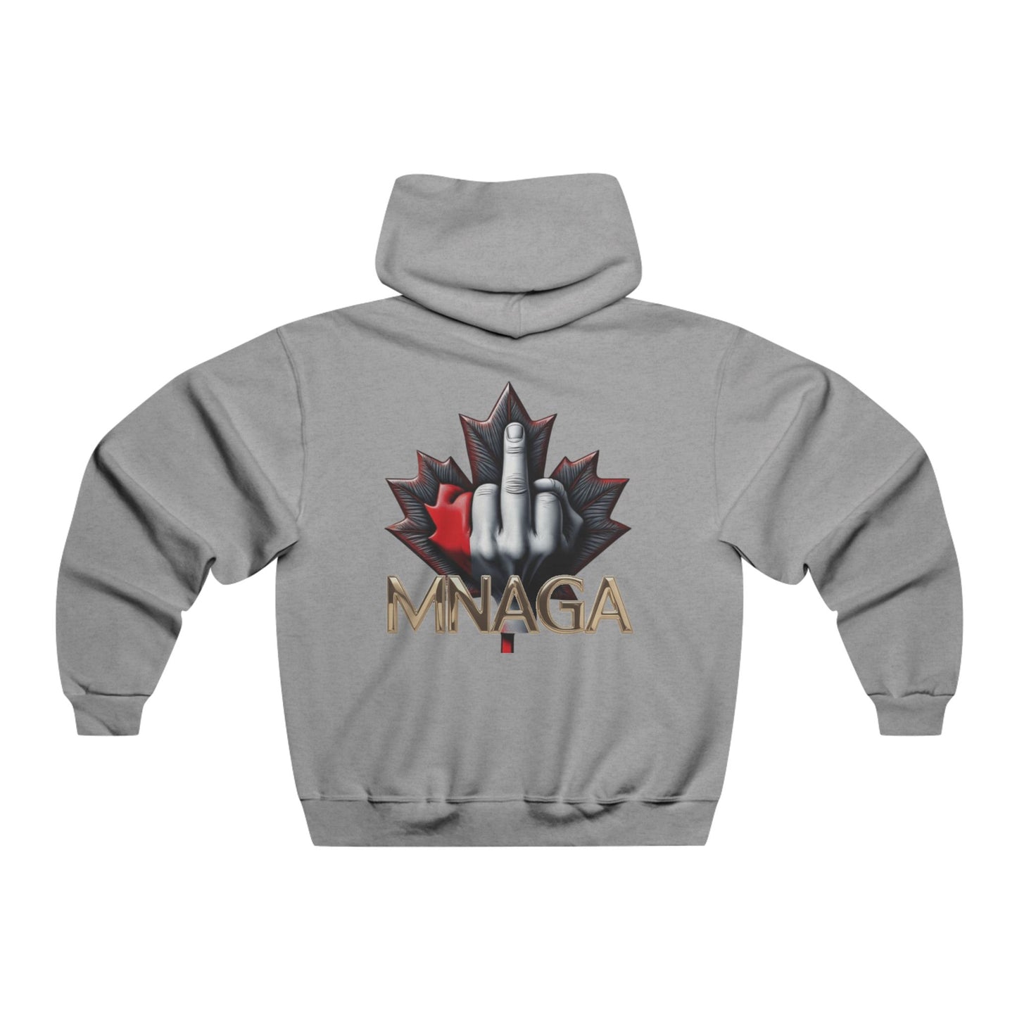 Men's NUBLEND® MNAGA Hoodie with Unique Design, Casual Wear, Street Style, Gift for Him, Comfortable Pullover