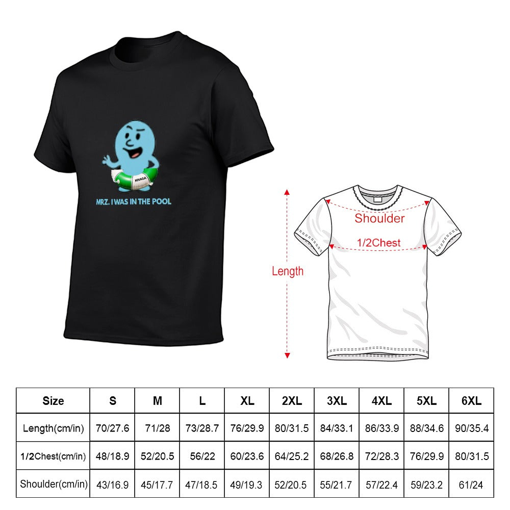 MZZFITZ Was In The Pool Men's Short Sleeve T-shirt