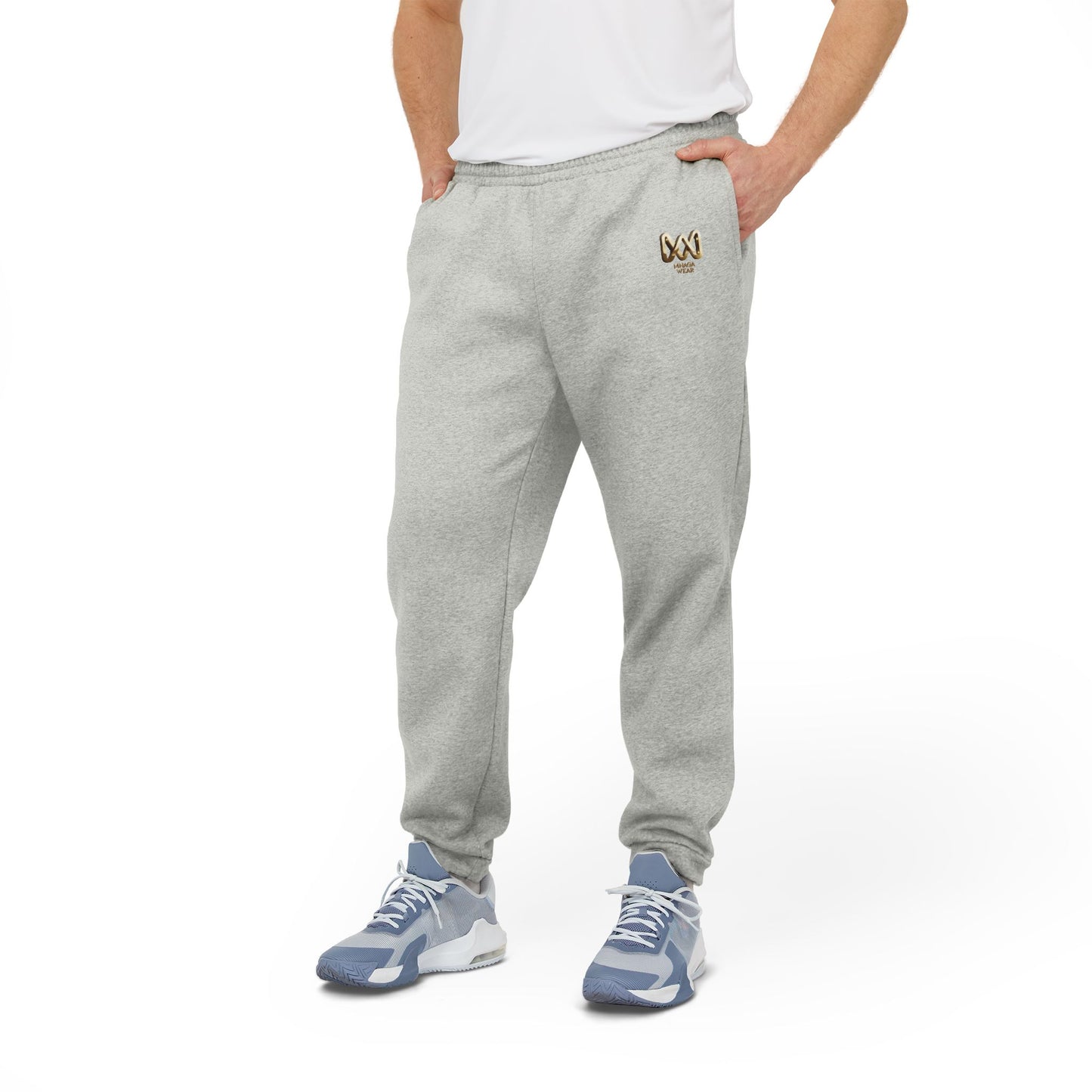 MNAGA Unisex Fleece Joggers, Cozy Lounge Pants, Casual Athleisure Bottoms, Fitness Jogging Trousers