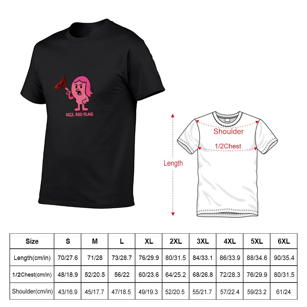 MZZFITZ Red Flag Men's Short Sleeve T-shirt