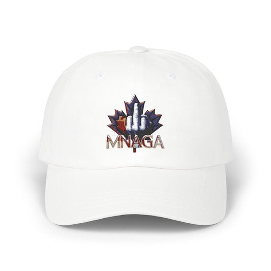 MNAGA Dad Cap with Embroidered Maple Leaf Design, Casual Hat, Gift for Fathers Day, Outdoor Style, Trendy Accessory