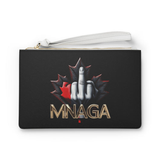 MNAGA Bold Statement Clutch Bag, Unique Makeup Pouch, Trendy Accessories for Her, Gift for Friends, Canada Pride