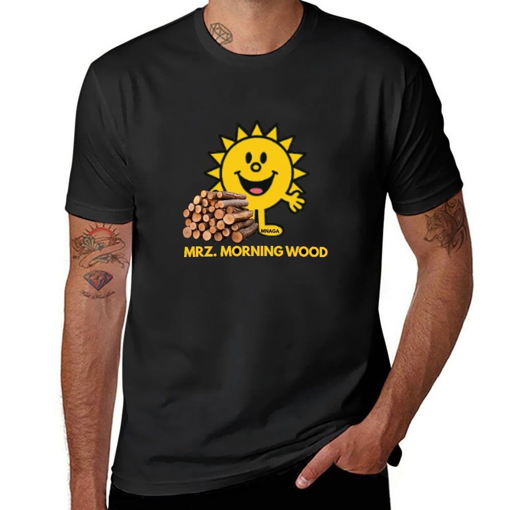 MZZFITZ Morning Wood Men's Short Sleeve T-shirt