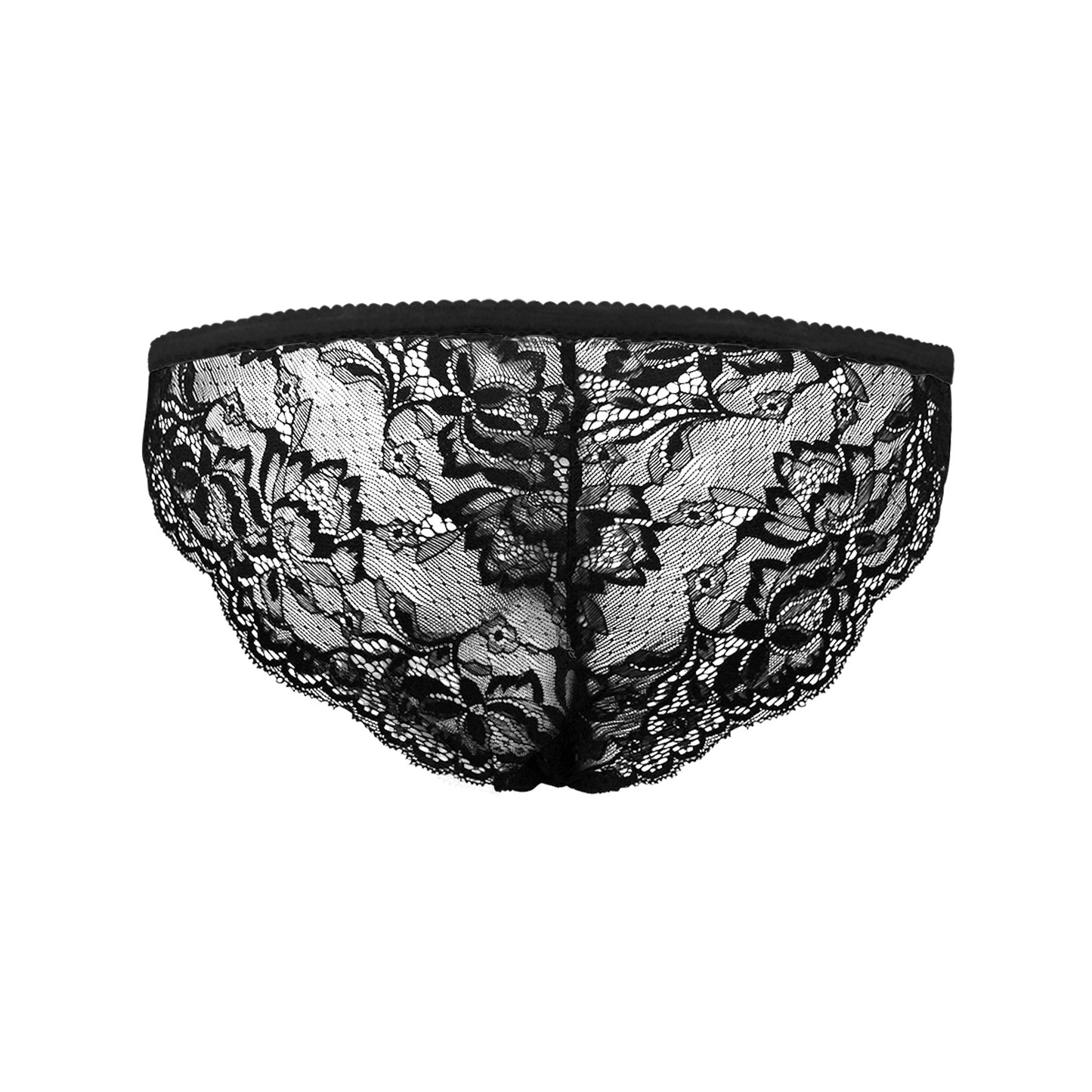 Black No Crabs Women's Lace Underwear(ModelL41)
