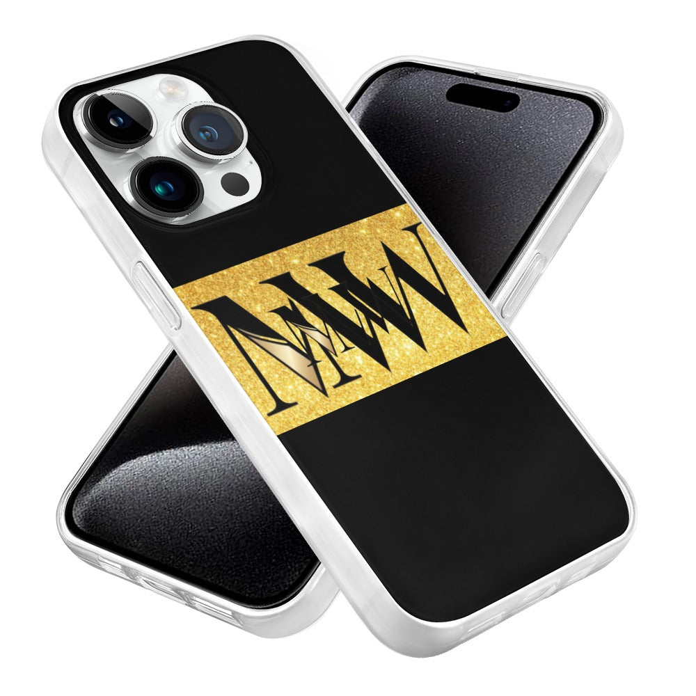 MW Black and Gold Case for iPhone 15 Series