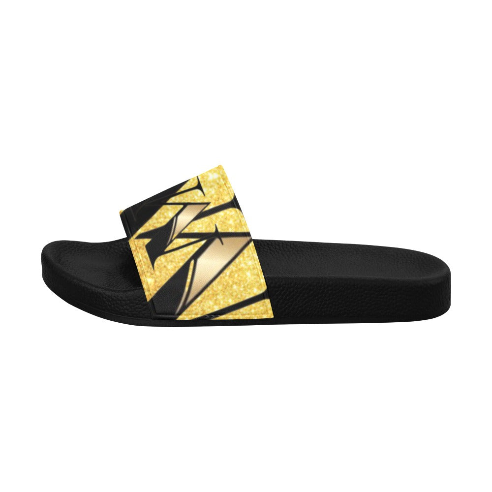 MW Gold Women's Slide Sandals