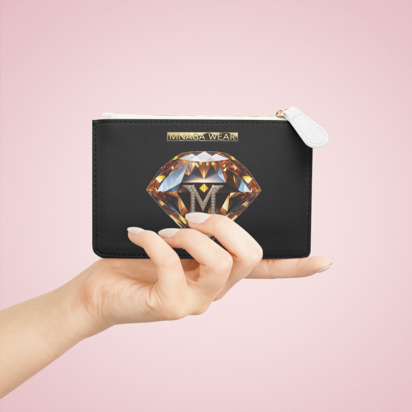 MNAGA Glamorous Mini Clutch Bag, Elegant Evening Purse,  Luxe Makeup Pouch Jewel-inspired Clutch