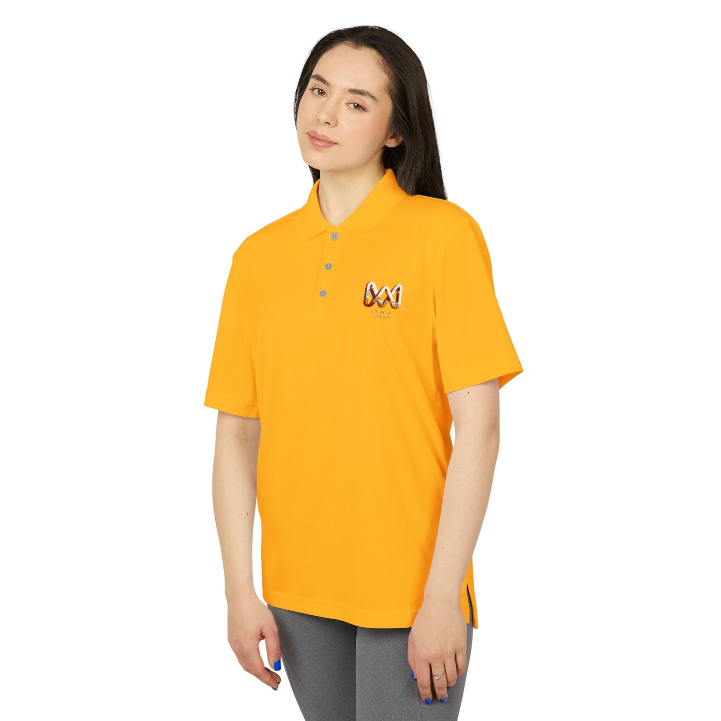 Unisex MNAGA Performance Polo, Casual Polo Shirt, Sportswear, Athletic Clothing