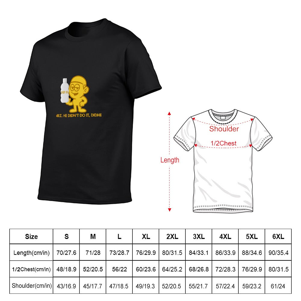 MZZFITZ DidHe? Men's Short Sleeve T-shirt