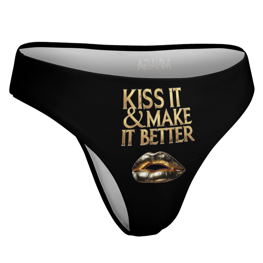 MNAGA KISS IT Women's High Quality Swimwear Thong