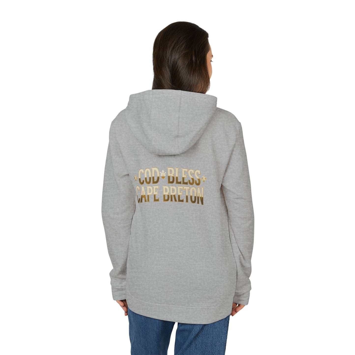 Cozy MNAGA Fleece Hoodie with Cape Breton Design, Warm Winter Wear, Perfect Gift for Adventurers, Casual Style