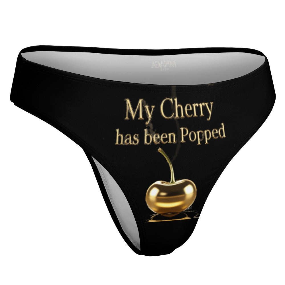 MNAFA CHERRY Women's High Quality Swimwear Thong