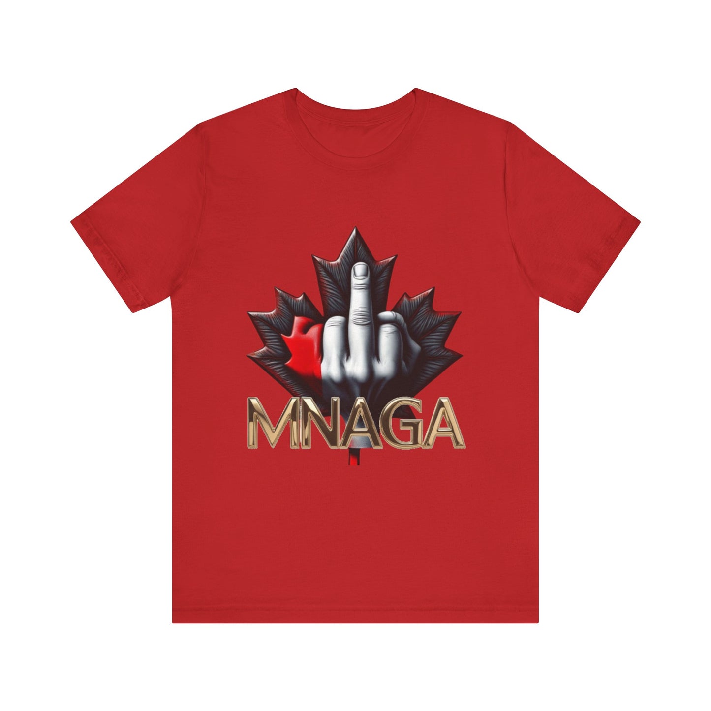Bold MNAGA Unisex Tee, Canada Pride Shirt, Casual Wear, Gift for Friends, Statement T-Shirt