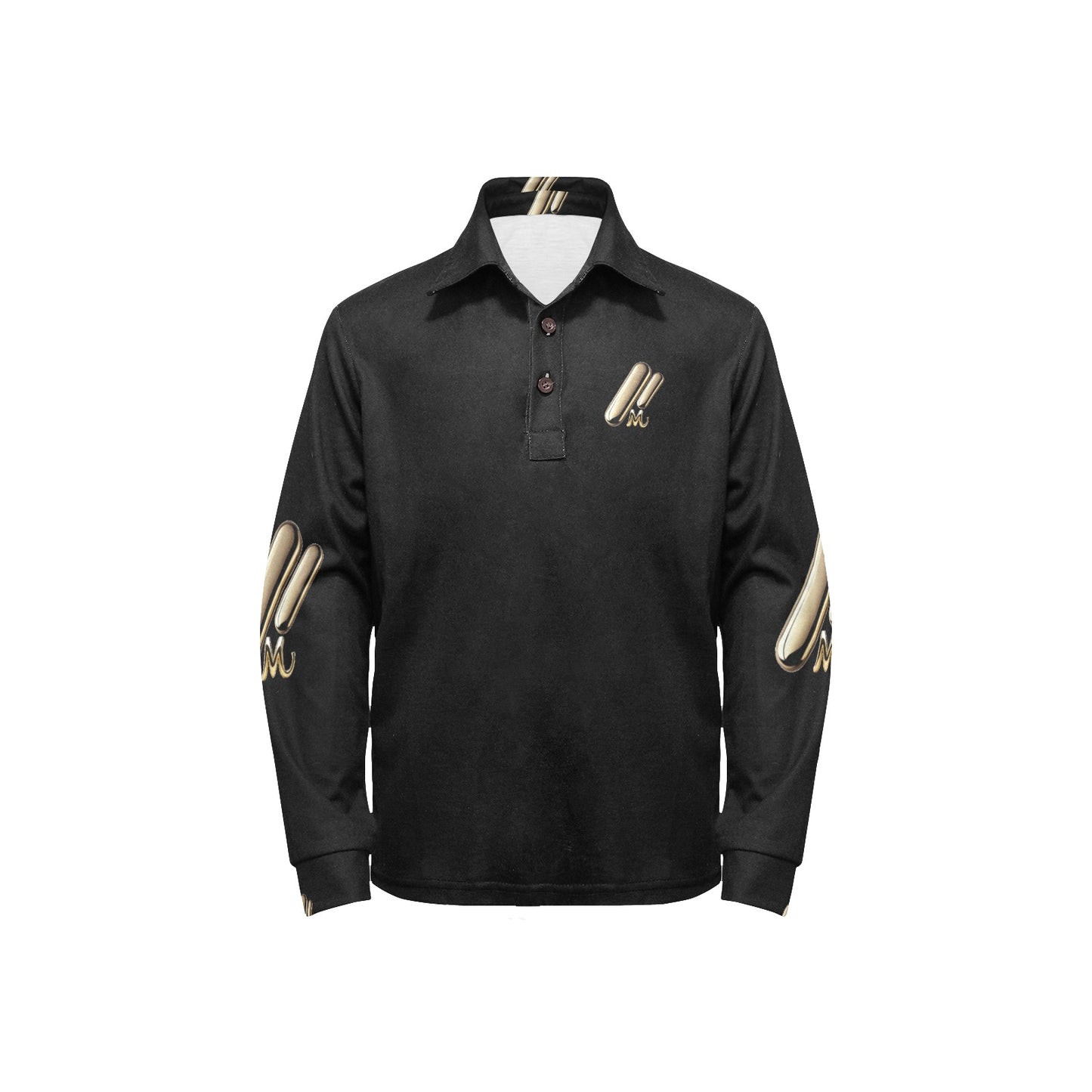 Little Boys' Long Sleeve MNAGA Polo Shirt T73