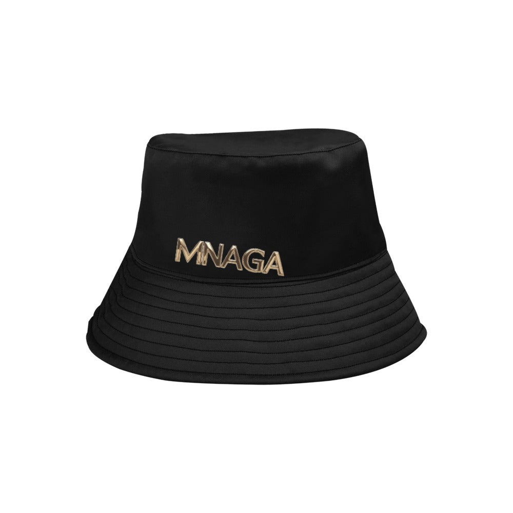 MNAGA Gold Print Men's All Over Print Bucket Hat