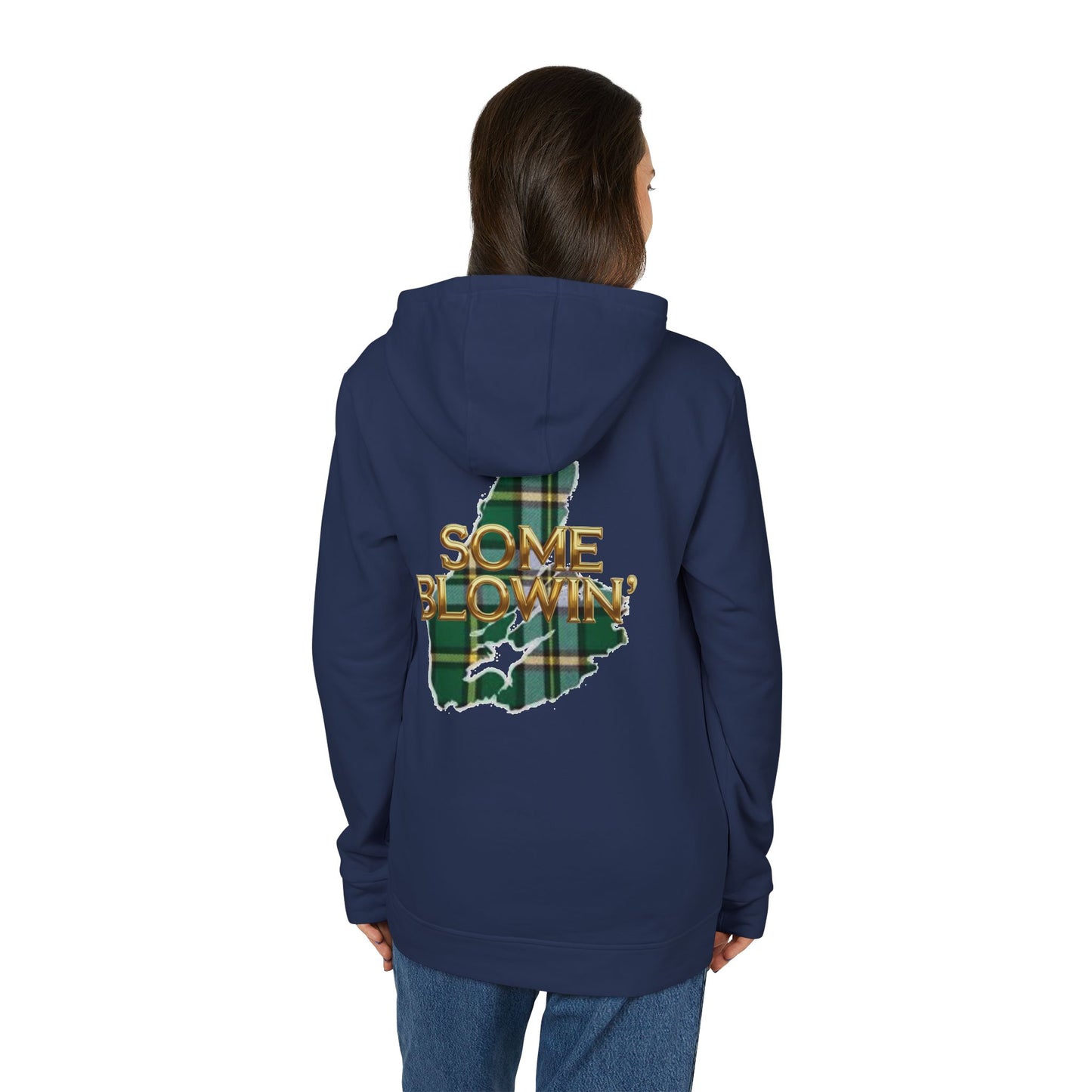 MNAGA Cape Breton Novelty Cozy Unisex Fleece Hoodie, Casual Streetwear, Comfortable Layering, Perfect for Fall/Winter