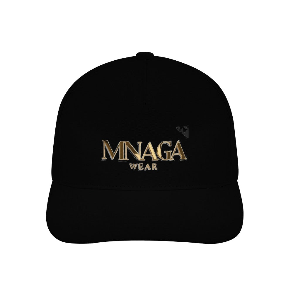 MNAGA Wear Black and Gold Baseball Cap
