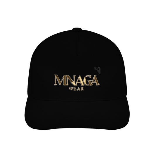 MNAGA Wear Black and Gold Baseball Cap