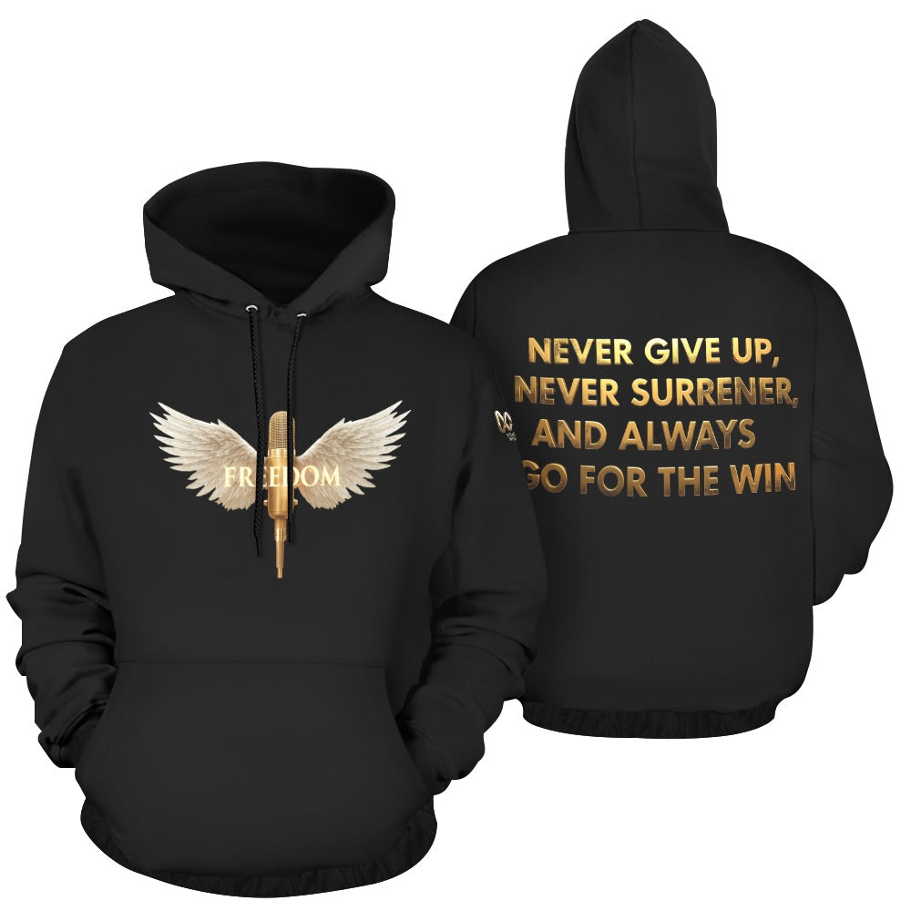 Men's Freedom Gold and Black Hoodie
