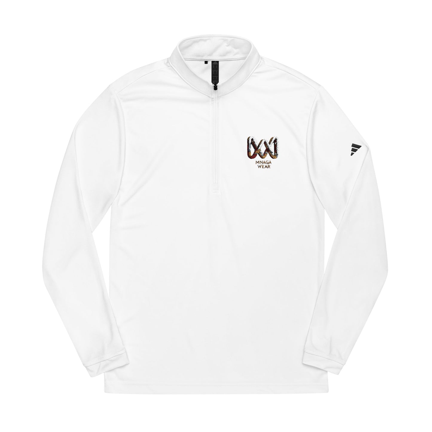 MNAGA Quarter-Zip Pullover with Custom Embroidery, Athletic Wear, Sports Apparel, Fitness Gear