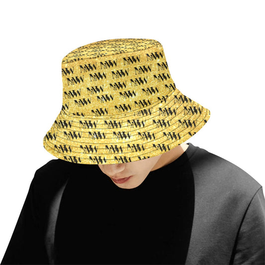MW Gold and Black Bucket Hat