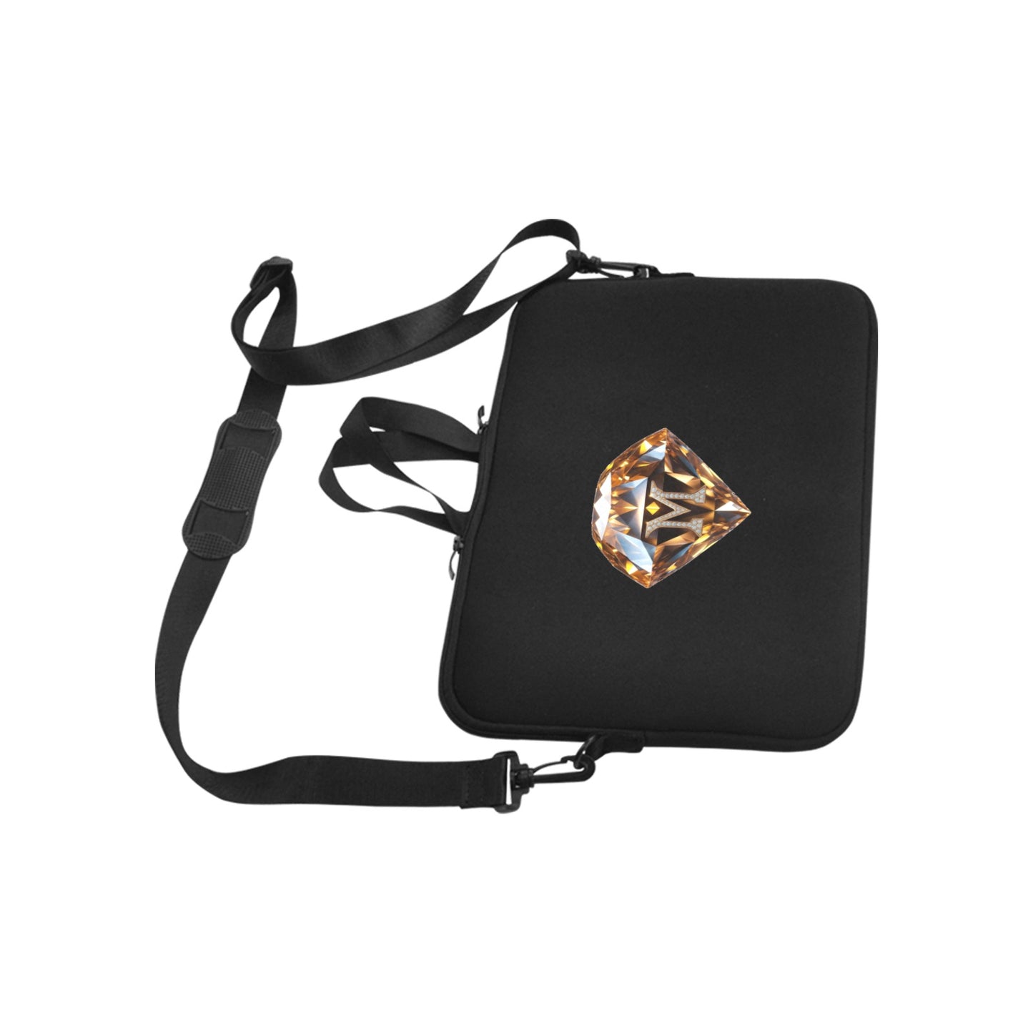 Black Mnaga Diamond Classic Sleeve for 10" Laptop