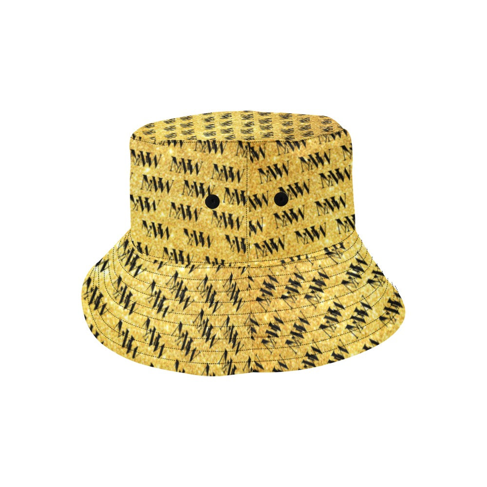 MW Gold and Black Bucket Hat