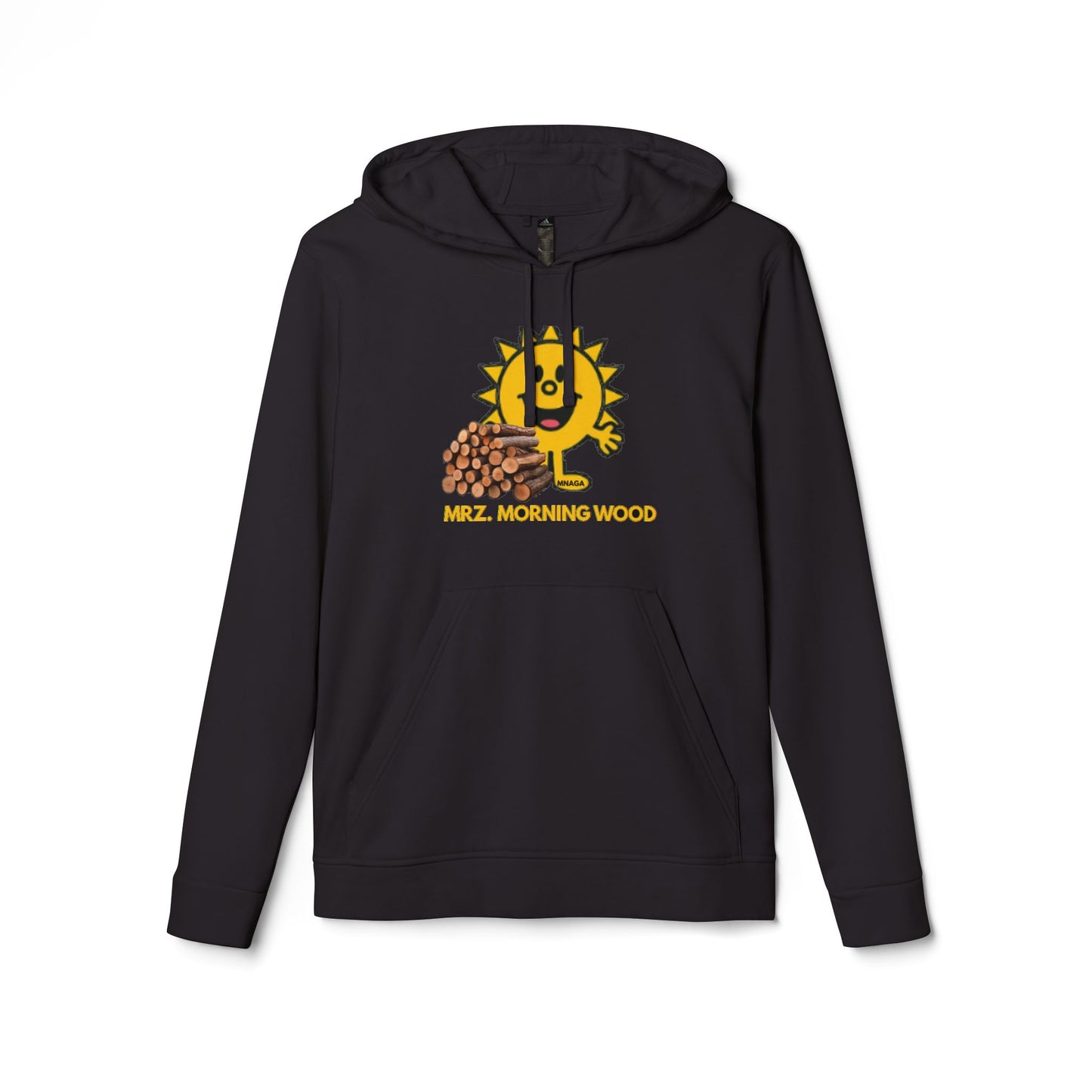 MNAGA Authentic MZZFITZ Hoodie - Mzz. Morning Wood, Unisex Pullover for Fall, Him/Her, Casual Streetwear, Warm Layer