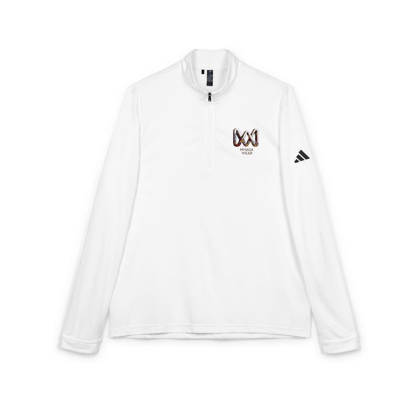MNAGA Quarter-Zip Pullover with Custom Embroidery, Athletic Wear, Sports Apparel, Fitness Gear