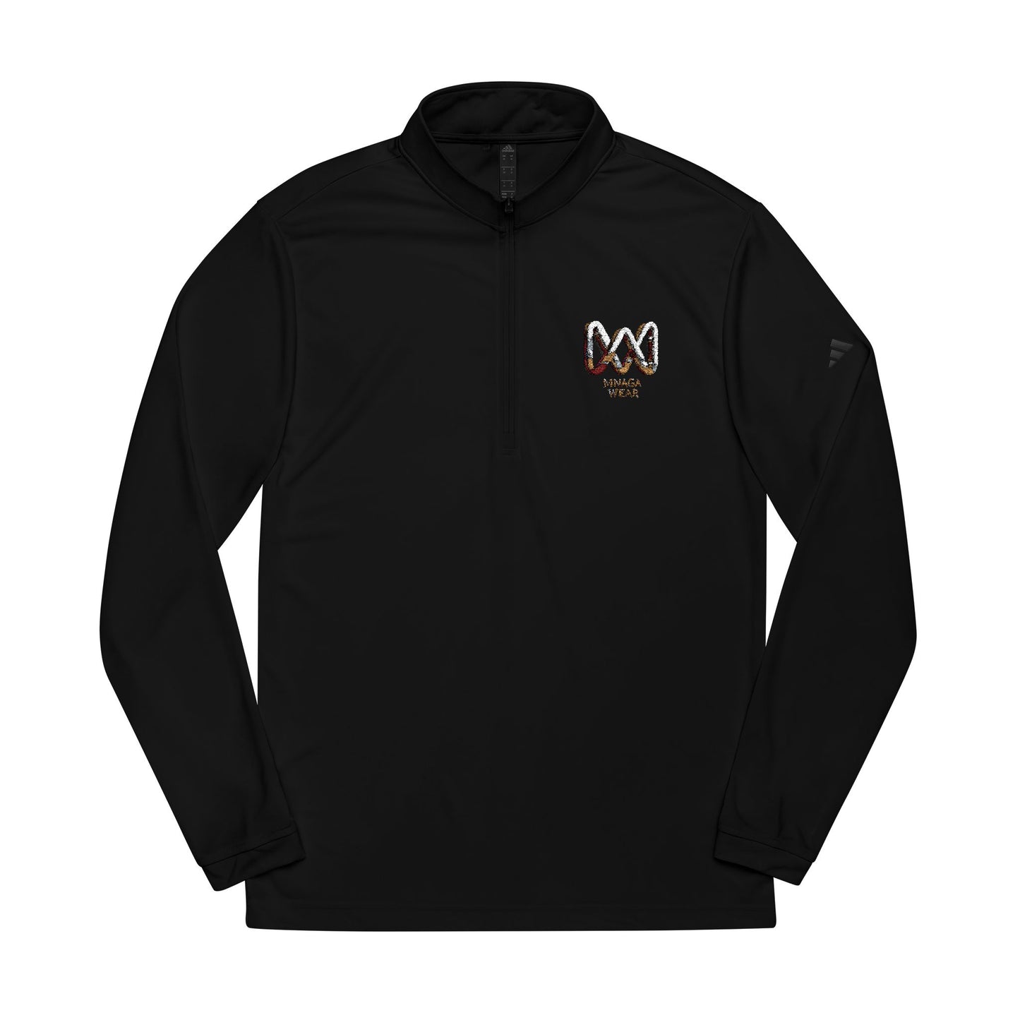 MNAGA Quarter-Zip Pullover with Custom Embroidery, Athletic Wear, Sports Apparel, Fitness Gear
