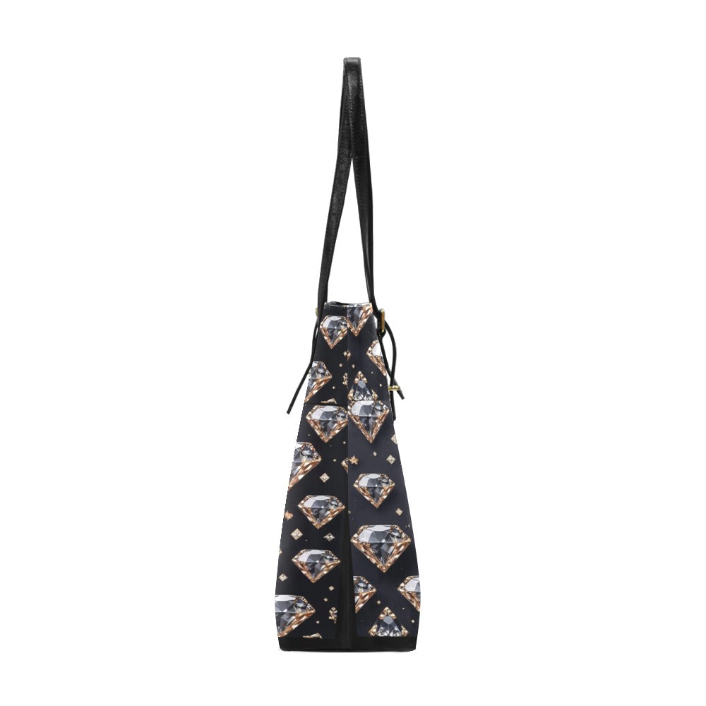 MNAGA Gold Diamonds Tote Bag