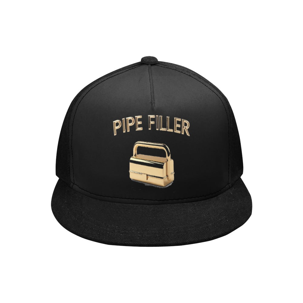 Pipe Filler Black Snapback Hat