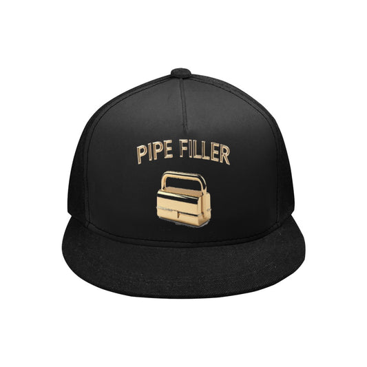 Pipe Filler Black Snapback Hat