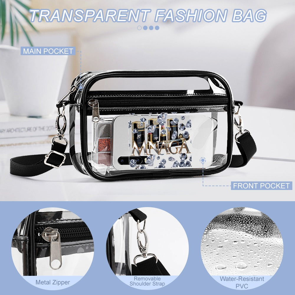 New Transparent MNAGA satchel Small
