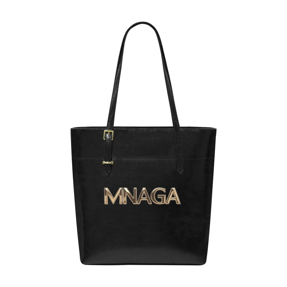 MNAGA Black and Gold Tote Bag