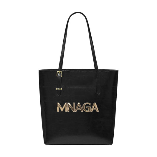 MNAGA Black and Gold Tote Bag